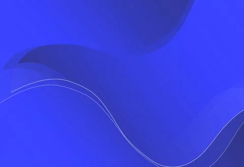 Abstract blue gradient with wave shapes background. Blue pattern background Stock Photos