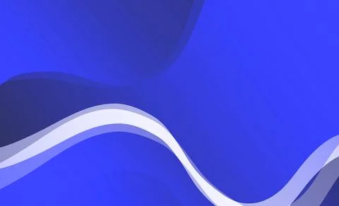 Abstract blue gradient with wave shapes background. Blue pattern background Stock Photos
