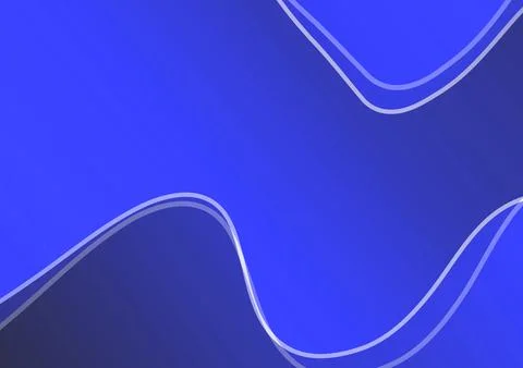Abstract blue gradient with wave shapes background. Blue pattern background Stock Photos