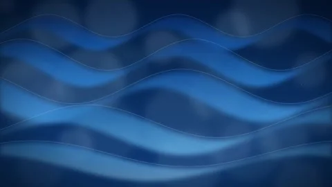 Abstract Blue Gradient Waves 4K Seamless Loop 库存影片 344056555