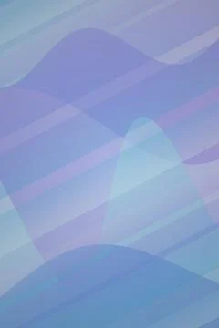 Abstract Blue Gradient Waves Stock Illustration
