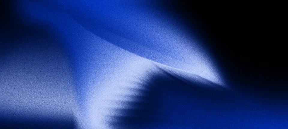 Abstract blue grainy background with light rays Stock Illustration