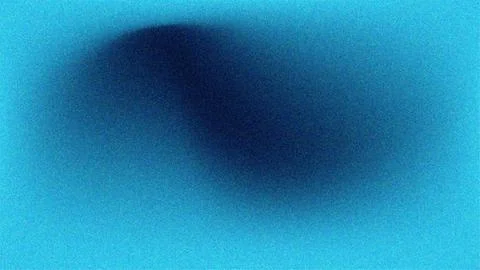 Abstract Blue Grainy Gradient Background with Soft Noise Stock Illustration