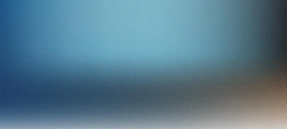 Abstract Blue Grainy Gradient Background with Soft Light Leak and Cinematic.. Stock Illustration