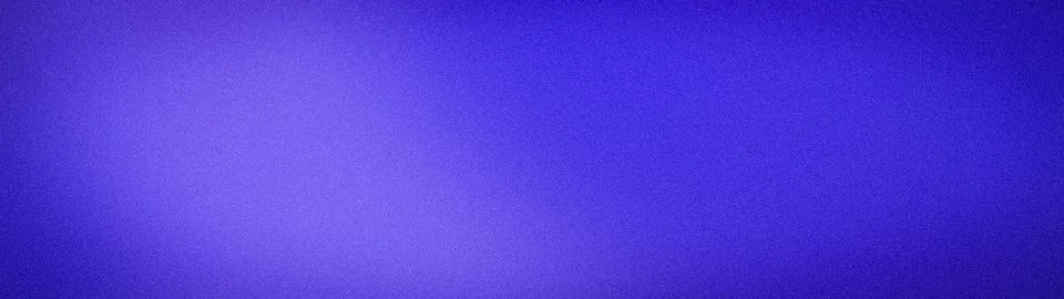 Abstract blue grainy gradient background with wide format tech blur grunge .. 库存插图