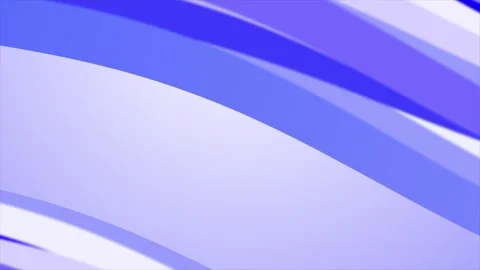 Abstract Blue gray curve waves flowing 2d blurry background. Video stock 272677513