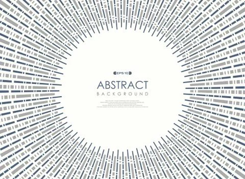 Abstract of blue gray stripe line patterns geometric circle background. イラスト素材