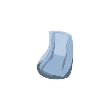 Abstract blue gray vector cobblestone on isolated background. Stock Illustration