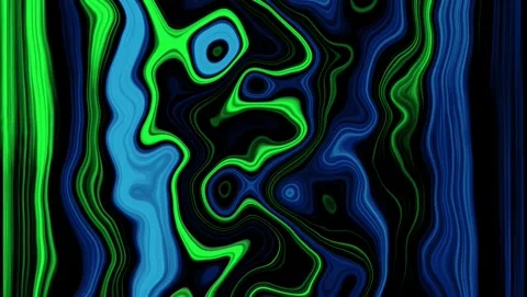 Abstract Blue Green and Black Fluid Motion Background Keywords: abstract, b.. Video stock 317533403