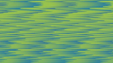 Abstract Blue Green Gradient Flowing Waves Pattern Smooth Motion Background Stock Footage 339704910