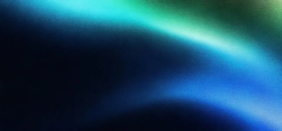 Abstract Blue Green Gradient Grainy Texture Background 库存插图