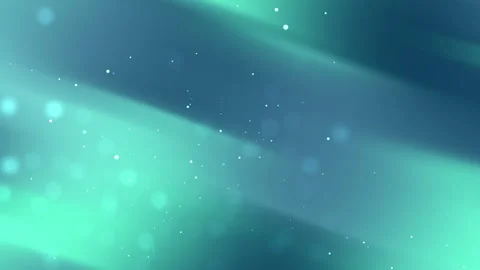 Abstract Blue Green Gradient Light Background with Bokeh and Particles Anima Vídeo Stock 333827760