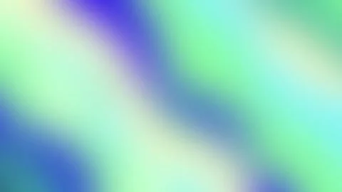 Abstract Blue Green Gradient Waves with Soft Flowing Motion Background Stock Footage 345715740