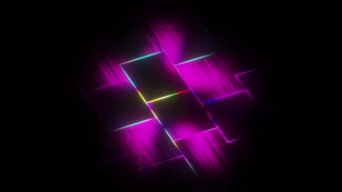 Abstract Blue Green Gradient Waves, Glowing Fluid Motion Background Animation 4K 動画素材 346615348