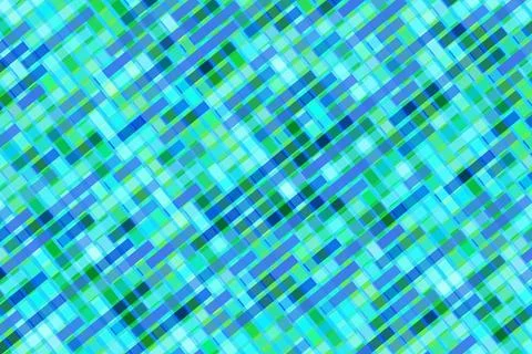 Abstract blue green mosaic pattern with pixel squares Stock Illustration