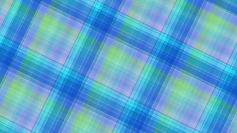 Abstract Blue Green Plaid Pattern Background - Soft Gradient Texture Stock Footage 332493860