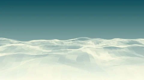 Abstract blue green wave background Stock Footage 65417701