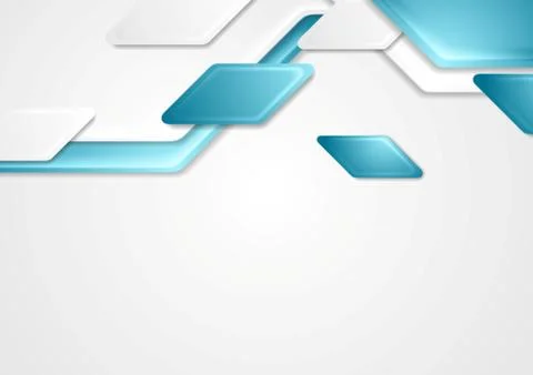 Abstract blue grey corporate tech background Stock Illustration
