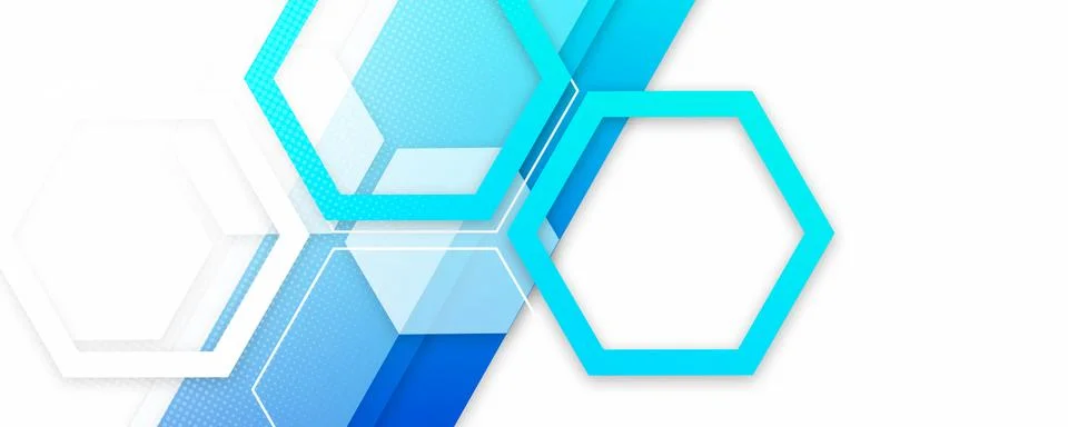 Abstract blue grey tech geometric background Stock Illustration