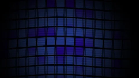 Abstract blue grid background with black lines and squares. Stock Footage 335942512