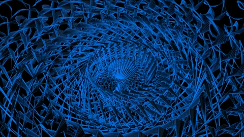 Abstract blue grid background Stock Footage 241650572