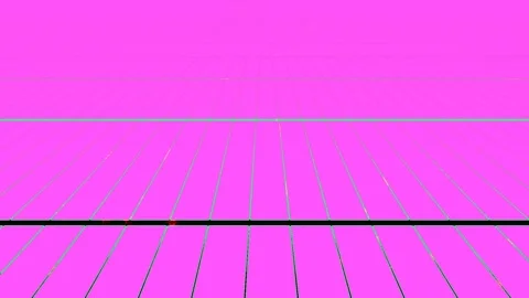 Abstract Blue Grid Background with Glowing Digital Light Particles Effect Stock Footage 336772511