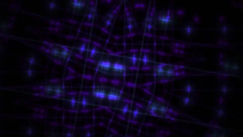 Abstract Blue Grid Light Technology. Stock Footage 334861183