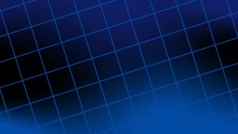 Abstract Blue Grid Pattern on Dark Background with Dynamic Light Movement. Video stock 339308715