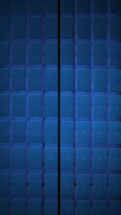Abstract Blue Grid Pattern with Geometric Rectangular Shapes Stock Footage 346207738