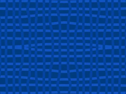 Abstract Blue Grid Seamless Pattern with a Distorted Wavy Texture for Moder.. Stock Illustration