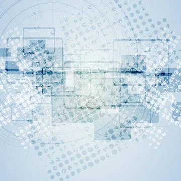 Abstract blue grunge tech background Abstract blue grunge tech background.... Stock Photos