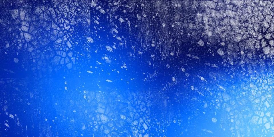 Abstract blue grunge texture background with white distressed particles . 库存插图
