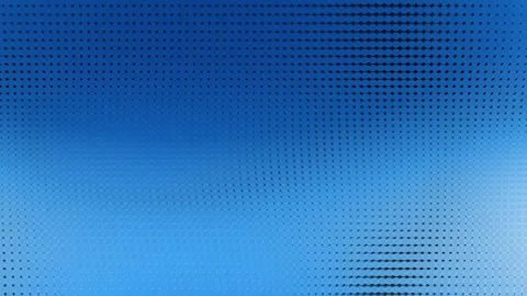 Abstract Blue Halftone Dot Pattern Flowing Motion Background Stock Footage 336776390