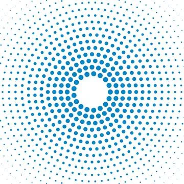 Abstract blue halftone dot vector pattern graphic design for modern backgroun Stock Illustration