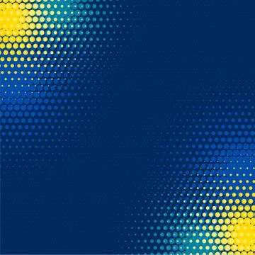 Abstract blue halftone dots background Stock Illustration