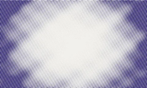 Abstract Blue Halftone Dots Pattern Gradient Geometric Background Stock Illustration
