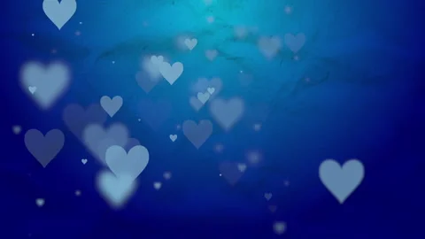 Abstract Blue Hearts Loop Background Video stock 328279185