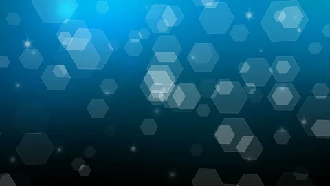 Abstract blue hexagon pattern - seamless looping, 4K Stock Footage 85540443