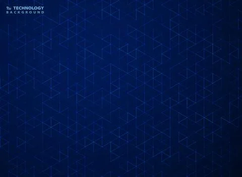 Abstract blue hexagon pattern of technology geometric background. Illustrazione stock