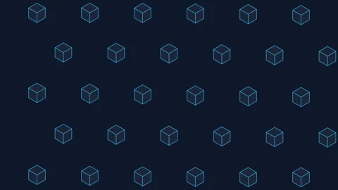 Abstract blue hexagonal background pattern for modern web design and digita.. Stock Footage 343631185