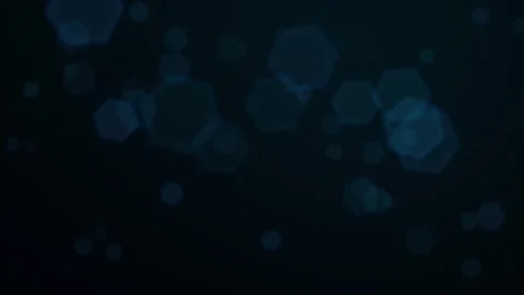 Abstract Blue Hexagonal Bokeh Seamless Loop Stock Footage 340537582