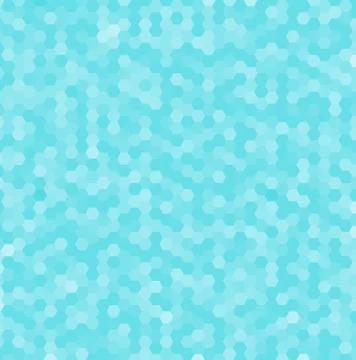 Abstract blue hexagonal pattern. Geometric mosaic background イラスト素材
