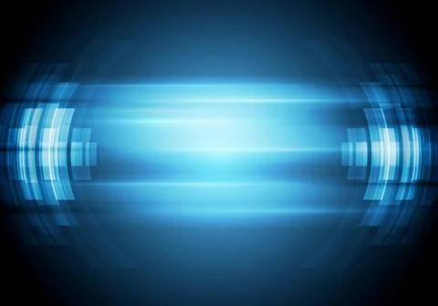Abstract blue hi-tech background Abstract blue hi-tech background. Vector ... Foto stock