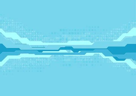 Abstract blue hi-tech futuristic minimal background Stock Illustration