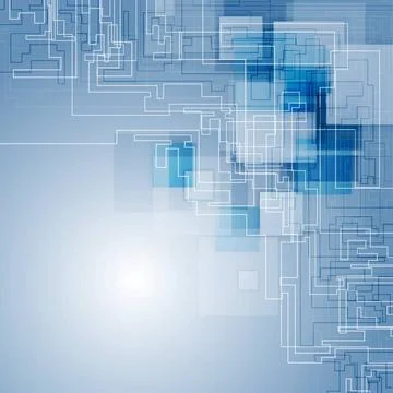 Abstract blue hi-tech vector background Abstract blue hi-tech background. ... Stockfoto's
