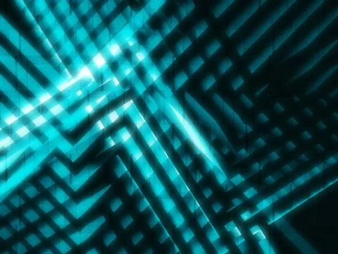 Abstract blue high-tech background 3d Stock Illustration