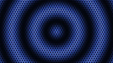 Abstract Blue Hypnotic Ripple Wave Background for Tech Visualization Loop Stock Footage 336836350
