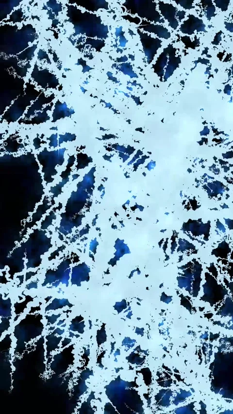 Abstract Blue Ice Crystals Freezing Background Stock Footage 336613716