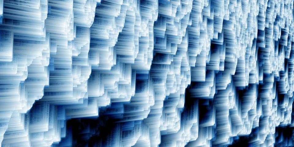 Abstract blue ice Stock Photos