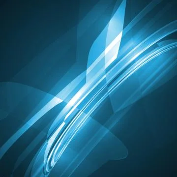 Abstract blue illustration Stock Illustration